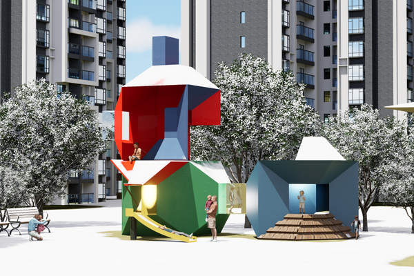 Pavilion by 3D Tessellation Module 