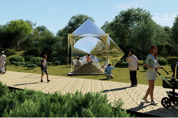 Pavilion by 3D Tessellation Module 