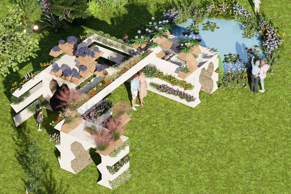 Pavilion by 3D Tessellation Module 