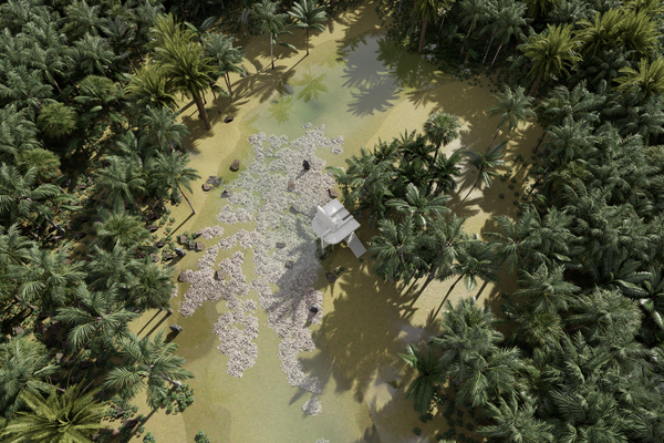Pavilion by 3D Tessellation Module 