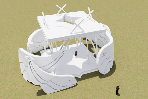 Pavilion by 3D Tessellation Module 
