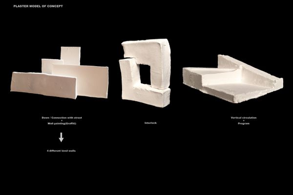 Plaster Modeling Table Plaster model case study, 건축설계 4 - Open Archive :: UOSARCH
