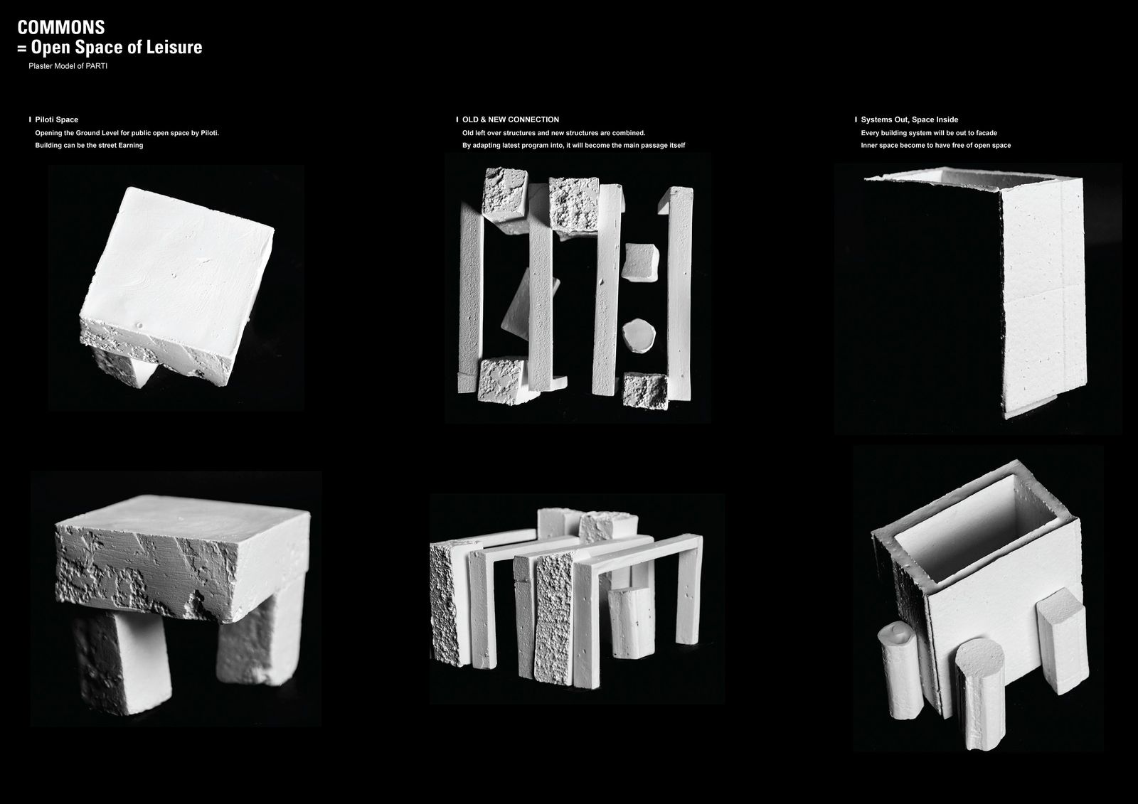 Plaster Modeling Table Plaster model case study, 건축설계 4 - Open Archive :: UOSARCH